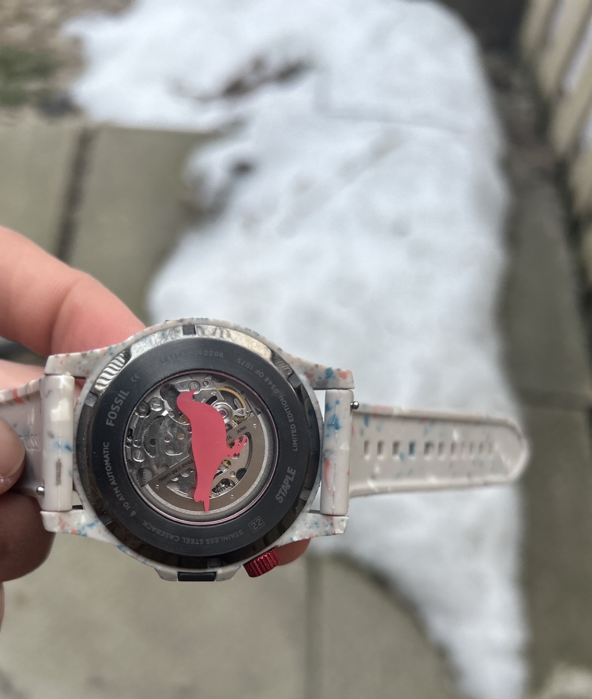 Fossil Staple Pigeon Limited edition Automatic Watch - photo 5