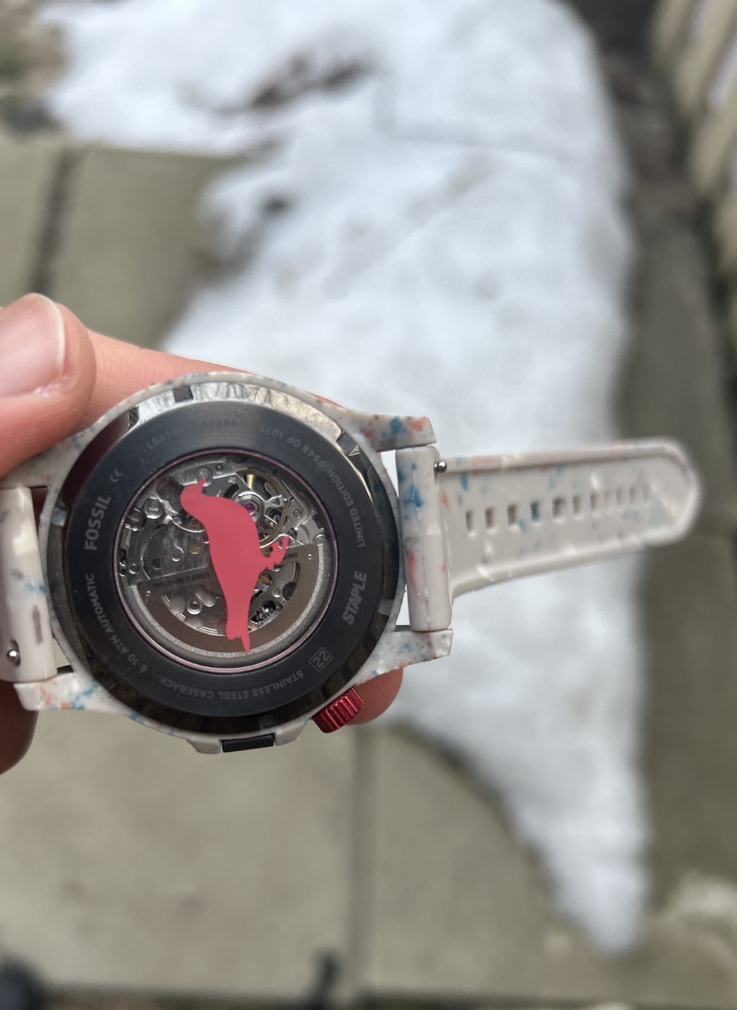 Fossil Staple Pigeon Limited edition Automatic Watch - photo 4