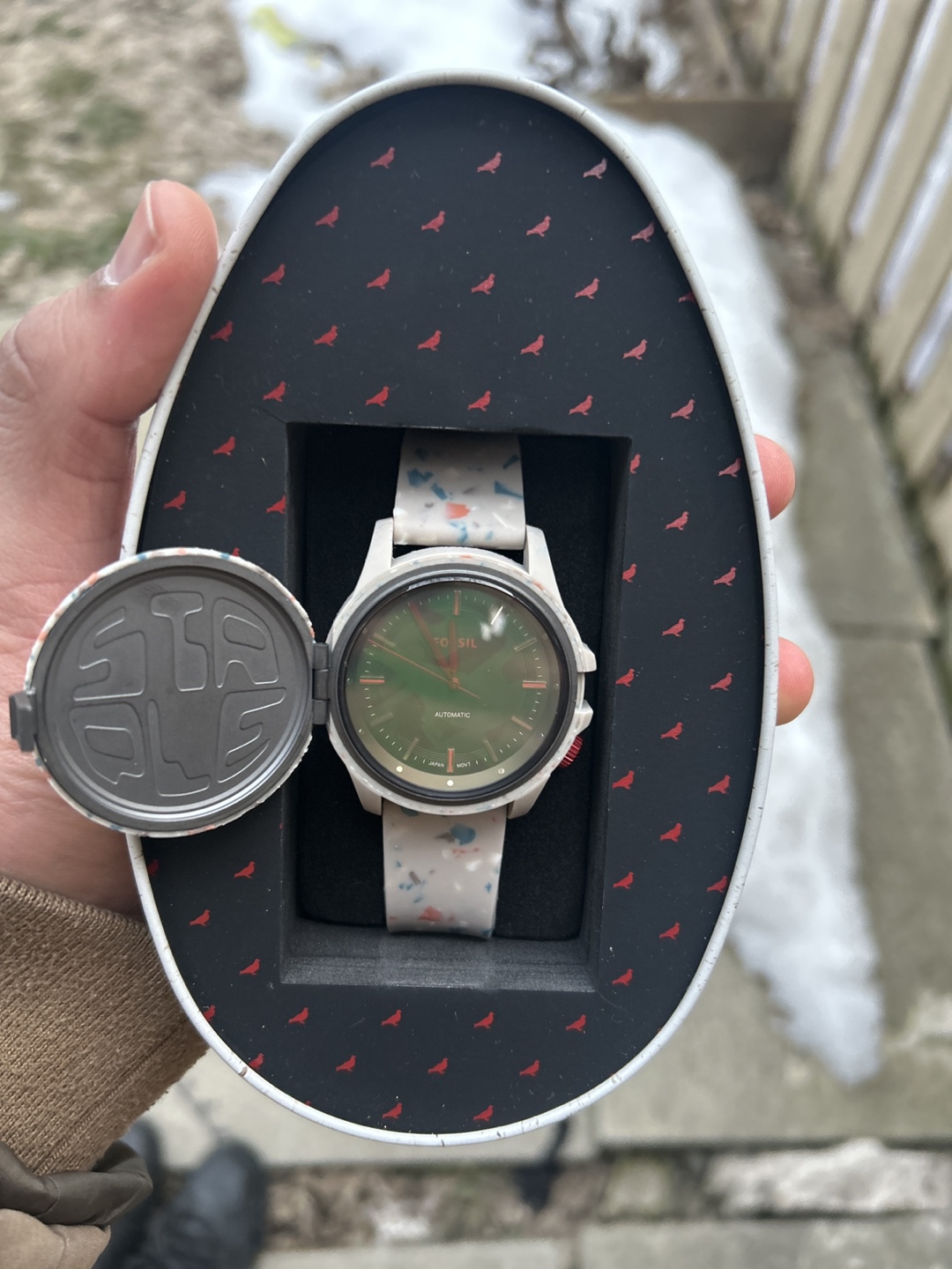 Fossil Staple Pigeon Limited edition Automatic Watch - photo 2