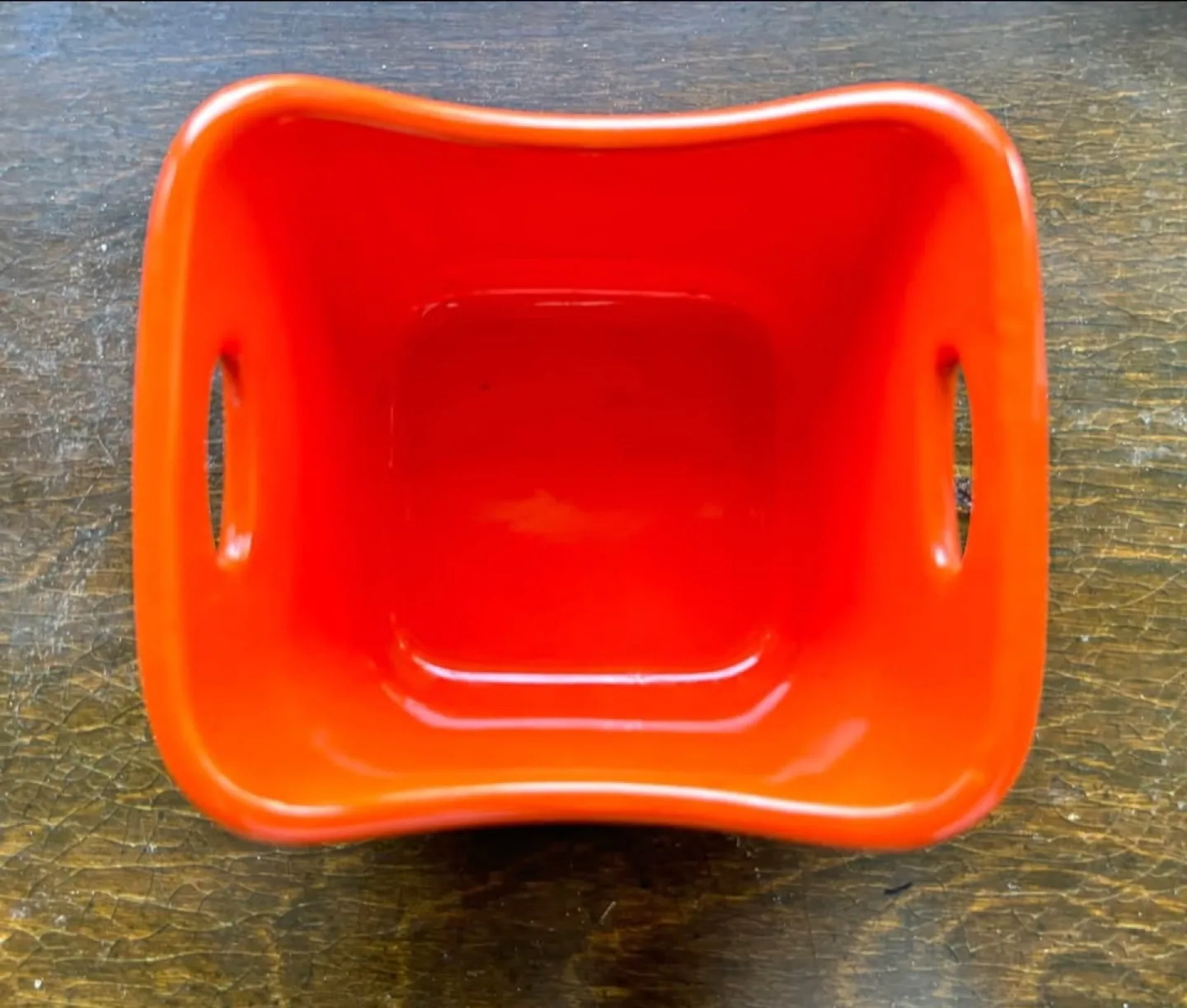 Rachel Ray Glazed Stoneware Small Bake Dish Orange 10 oz. image indicator(2)