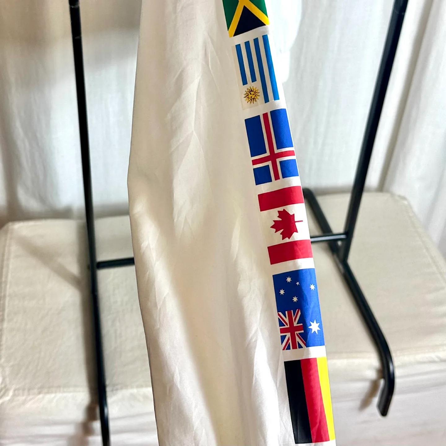 Worldwide MMXVI White Windbreaker Jacket image indicator(6)