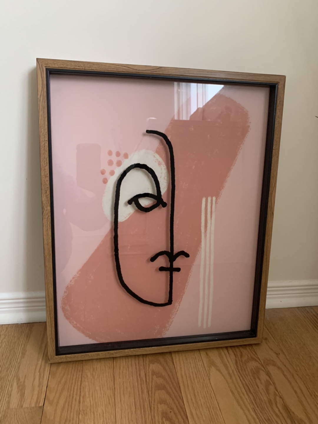 Set of Two Abstract Face Wall Art - photo 4