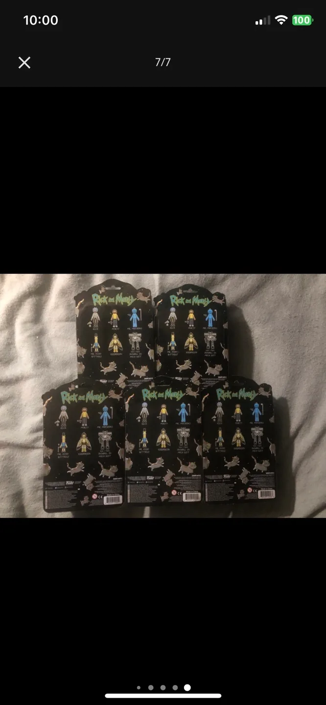 Rick and Morty Funko figures set 1 complete sealed image indicator(7)