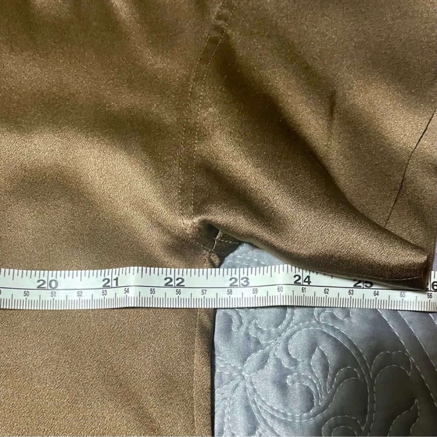 Vince. Brown Satin Blouse image indicator(6)