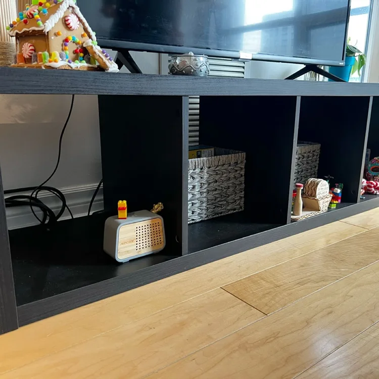 IKEA Kallax 3x2 Cube Shelving Unit - Black-Brown