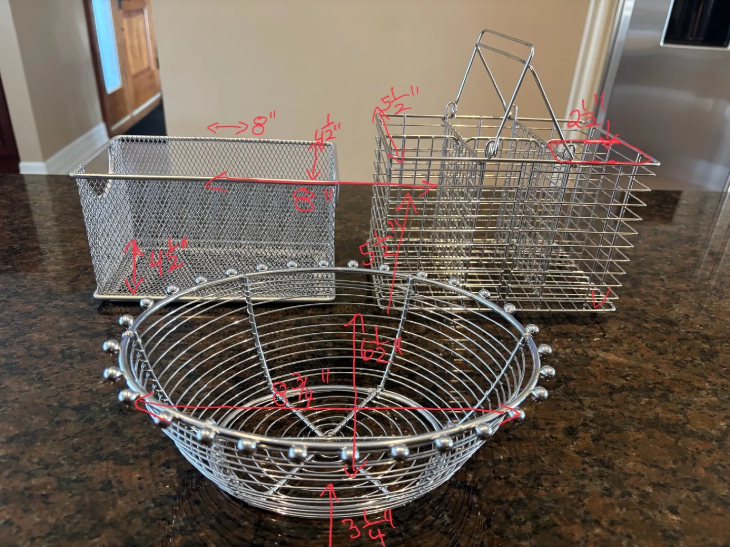 $10 for 3 Quality Metal Baskets image indicator(2)