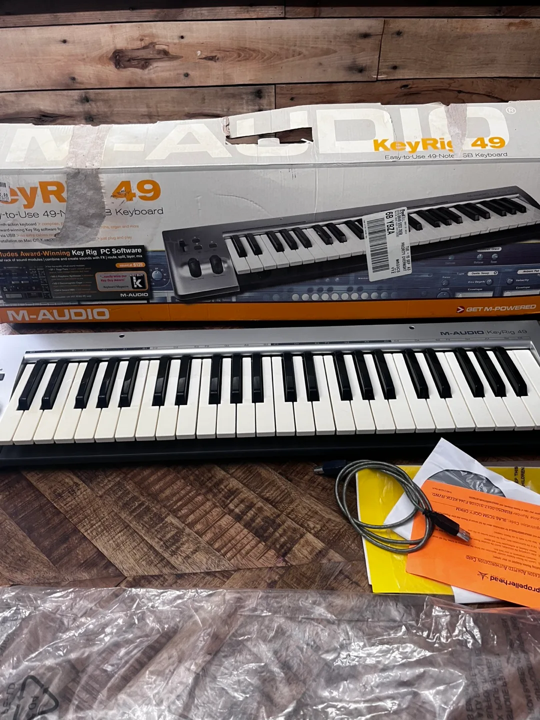 M-Audio KeyRig 49-Note USB Keyboard image indicator(2)