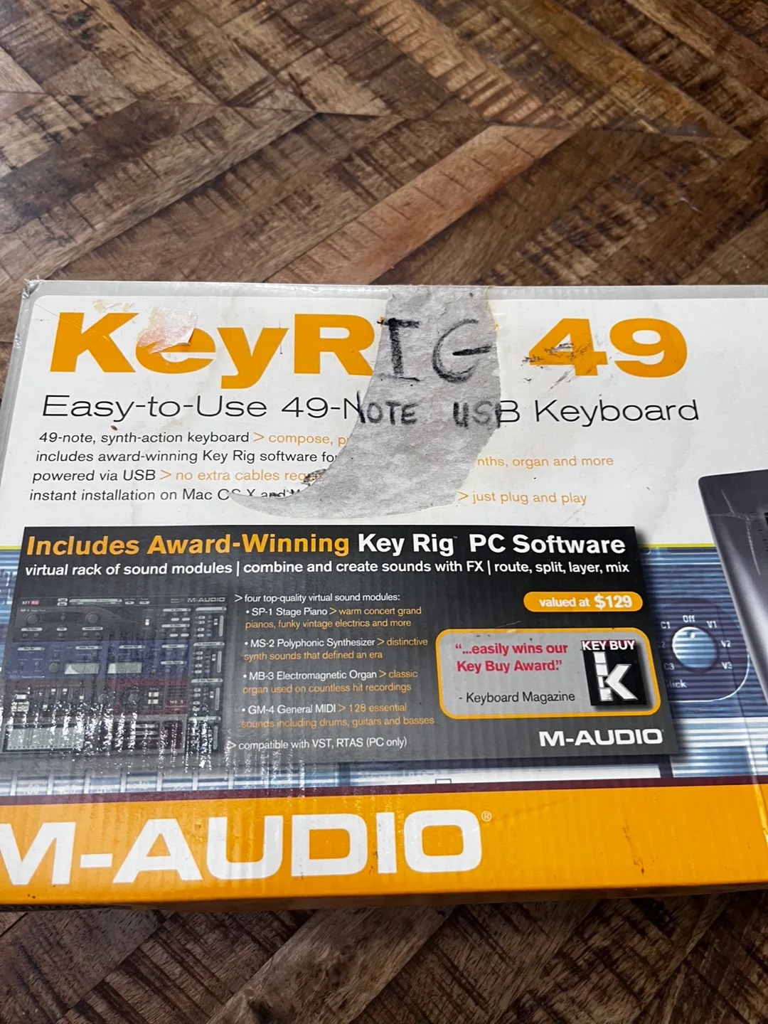 M-Audio KeyRig 49-Note USB Keyboard image indicator(3)