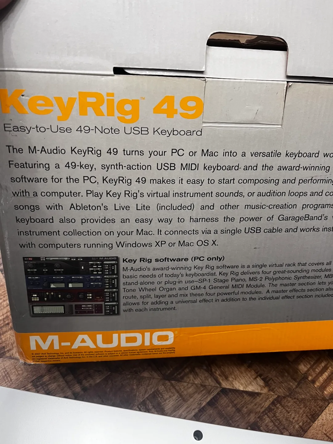 M-Audio KeyRig 49-Note USB Keyboard image indicator(8)