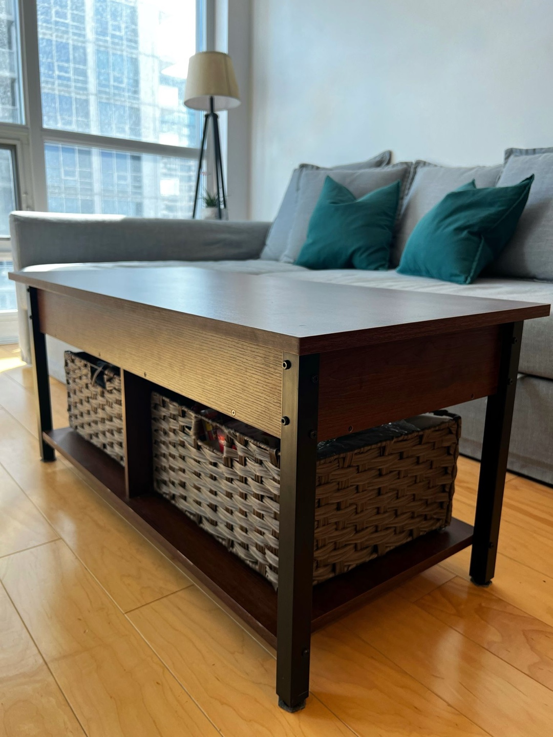 Lift-Top Coffee Table with Storage