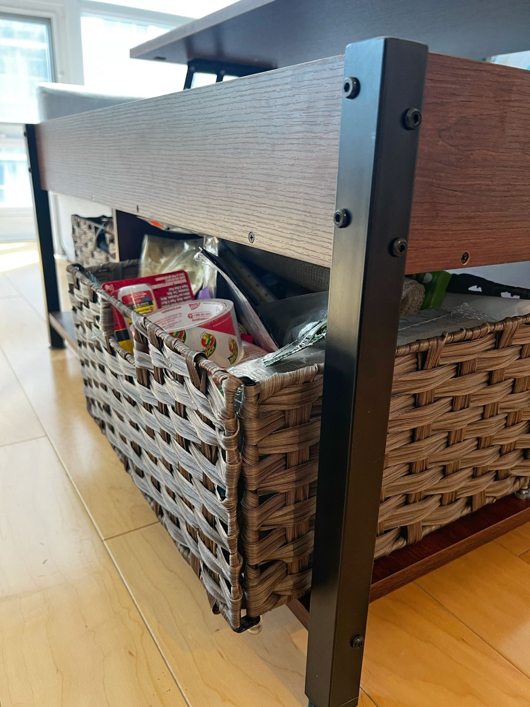 Lift-Top Coffee Table with Storage - photo 3