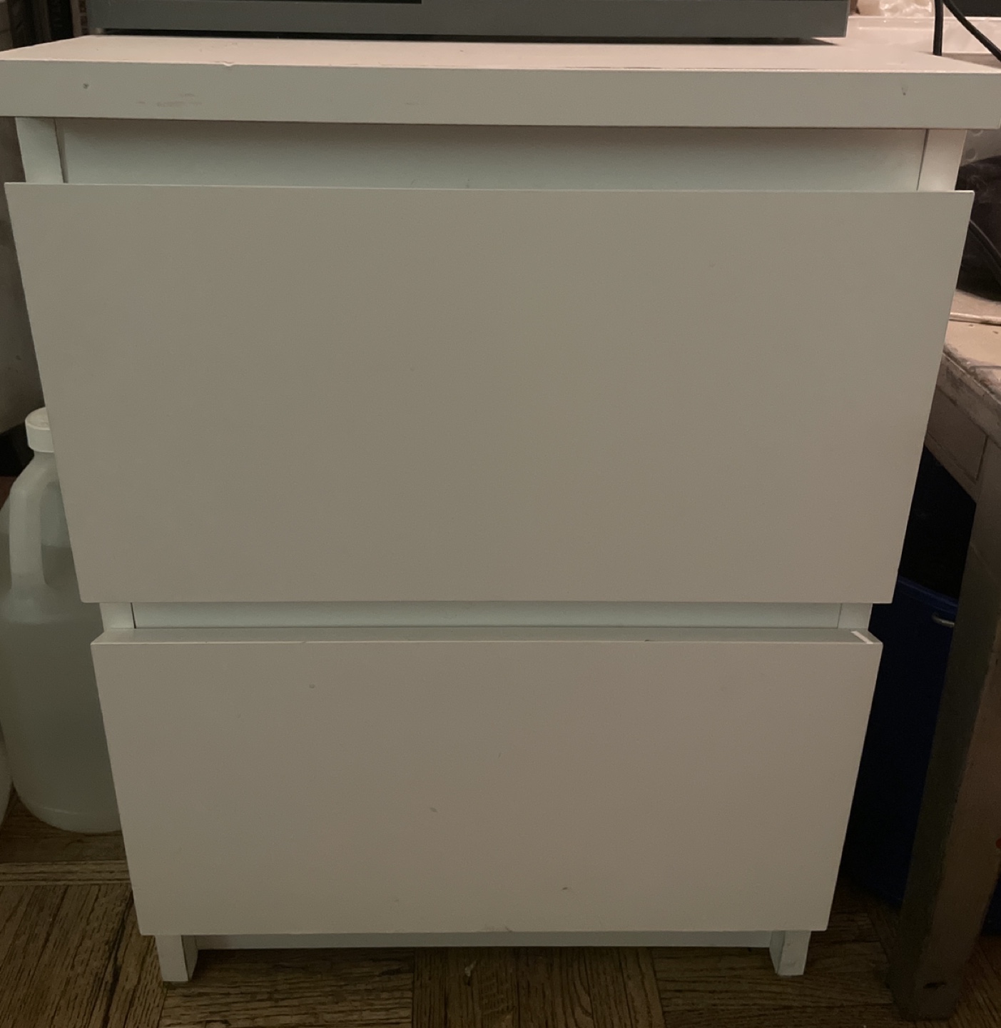 Ikea Malm White Two-Drawer Chest