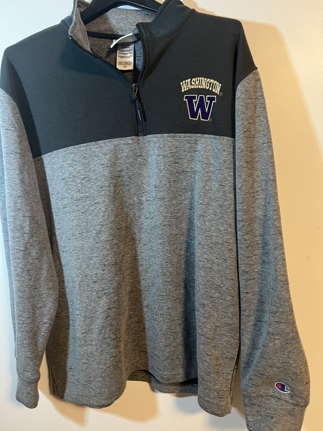 Champion Washington Huskies 1/4 Zip Pullover - photo 4