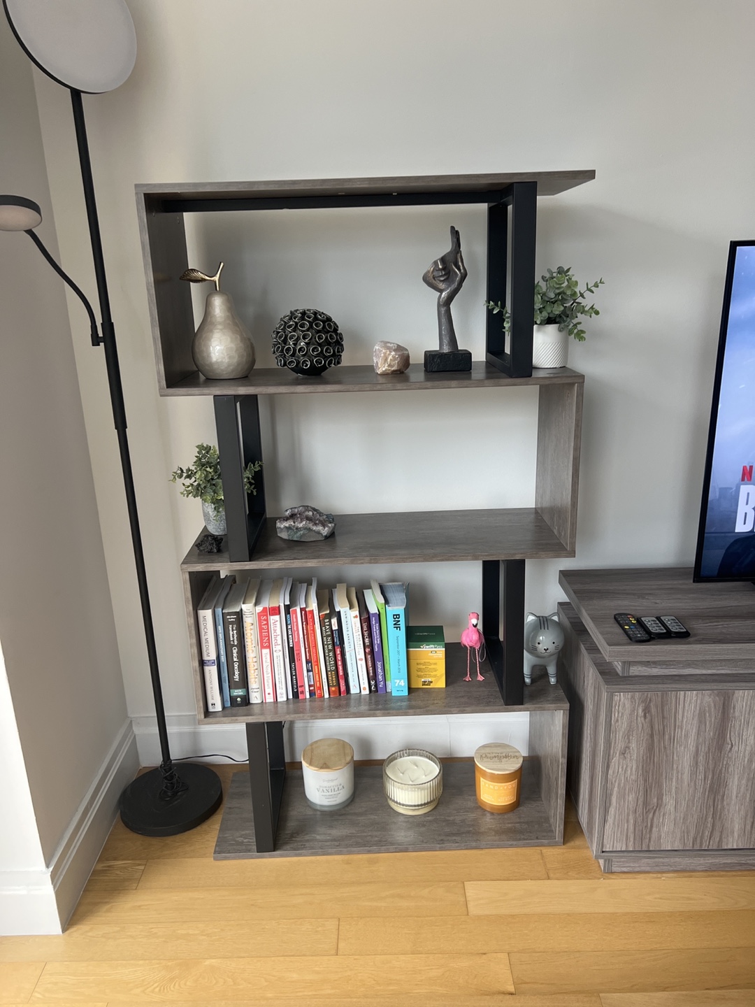 Modern 5-Tier Bookshelf