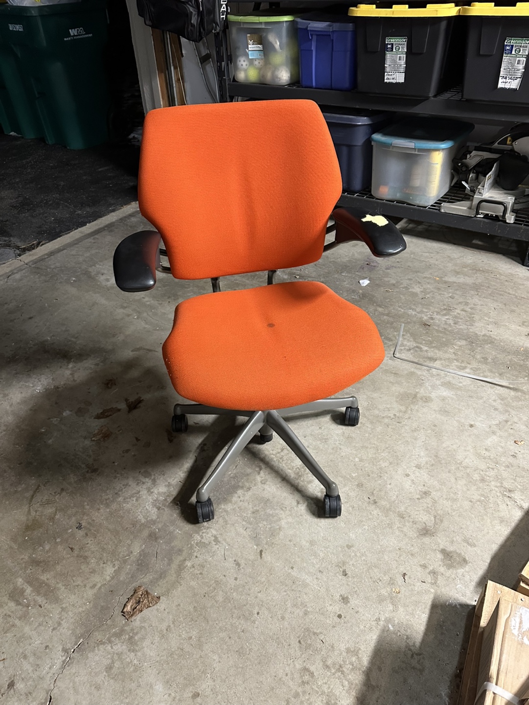 Used Orange Herman Miller Embody Chair - photo 2