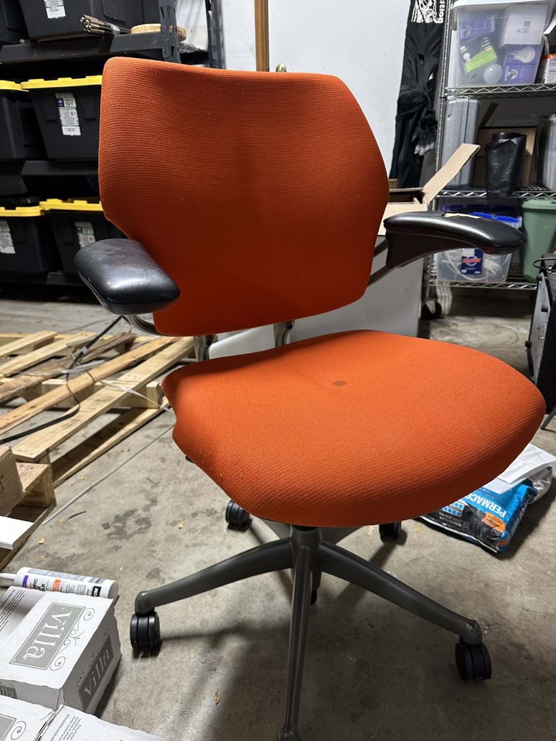 Used Orange Herman Miller Embody Chair - photo 4