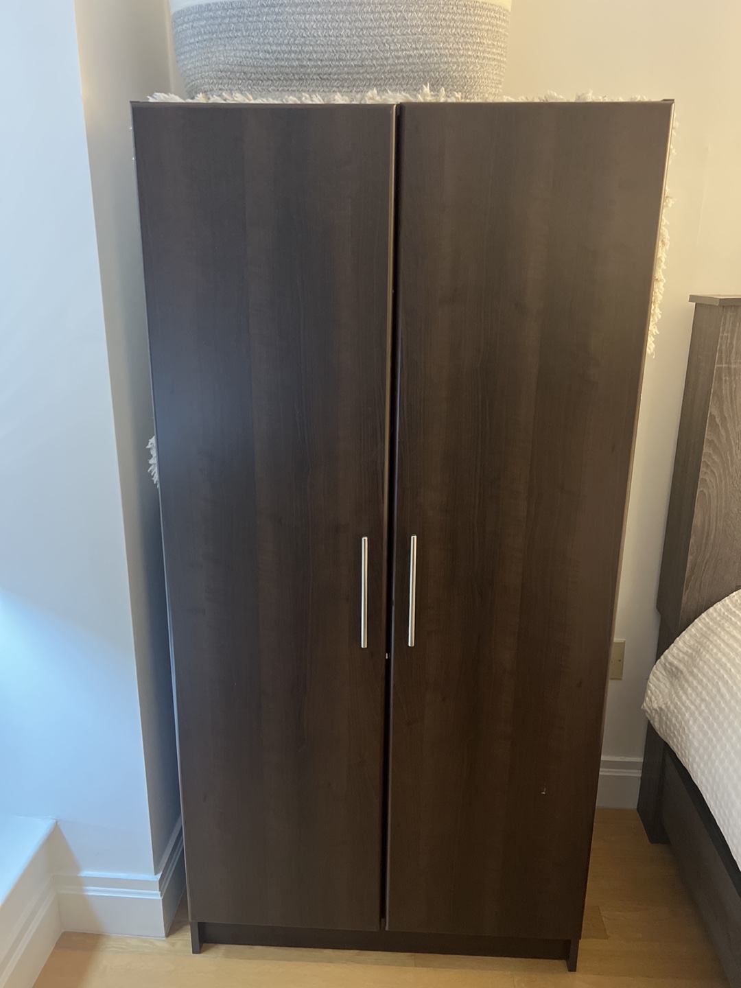 Dark Brown Wardrobe Closet