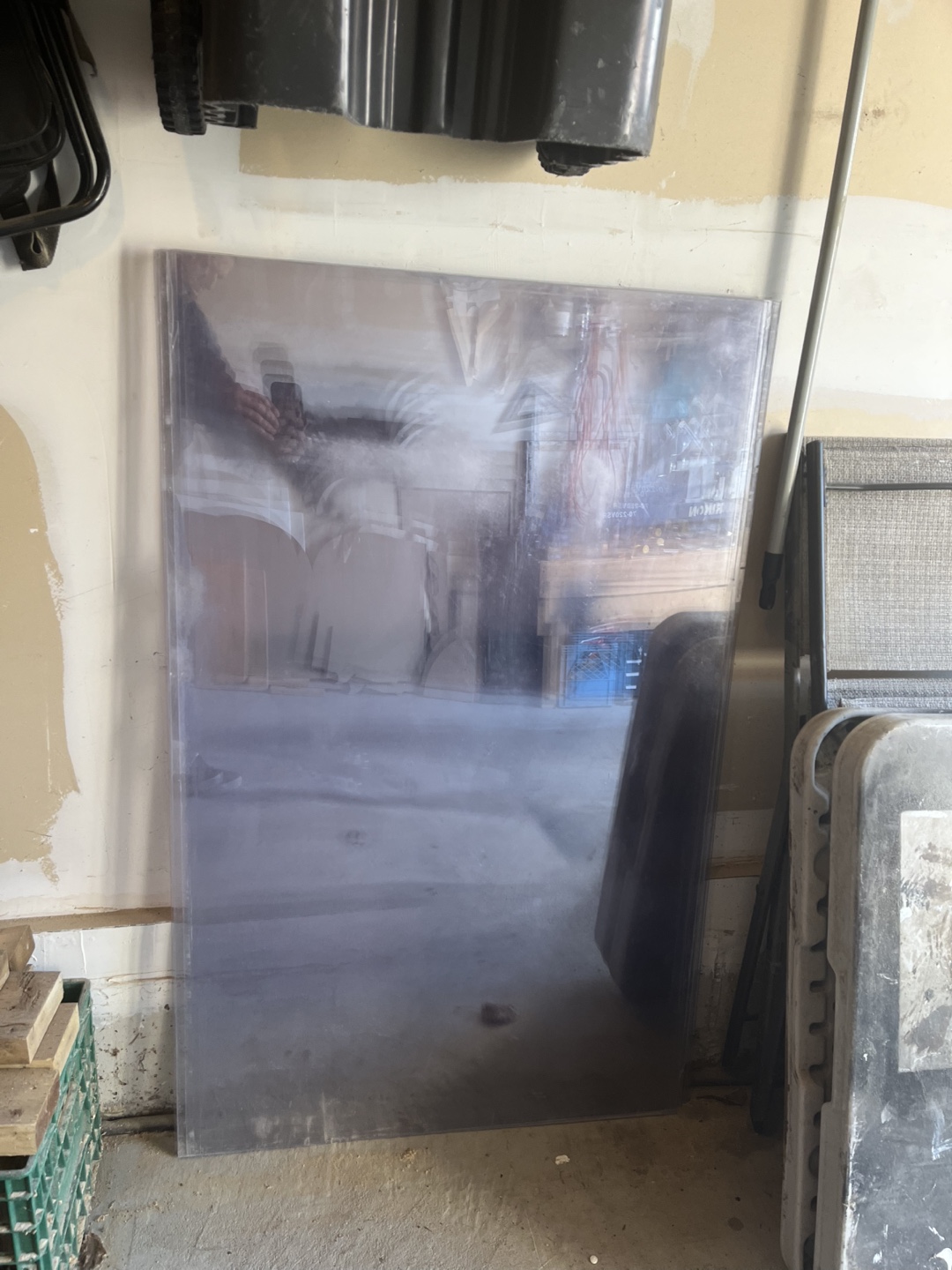 Large Sheet of Translucent Plastic