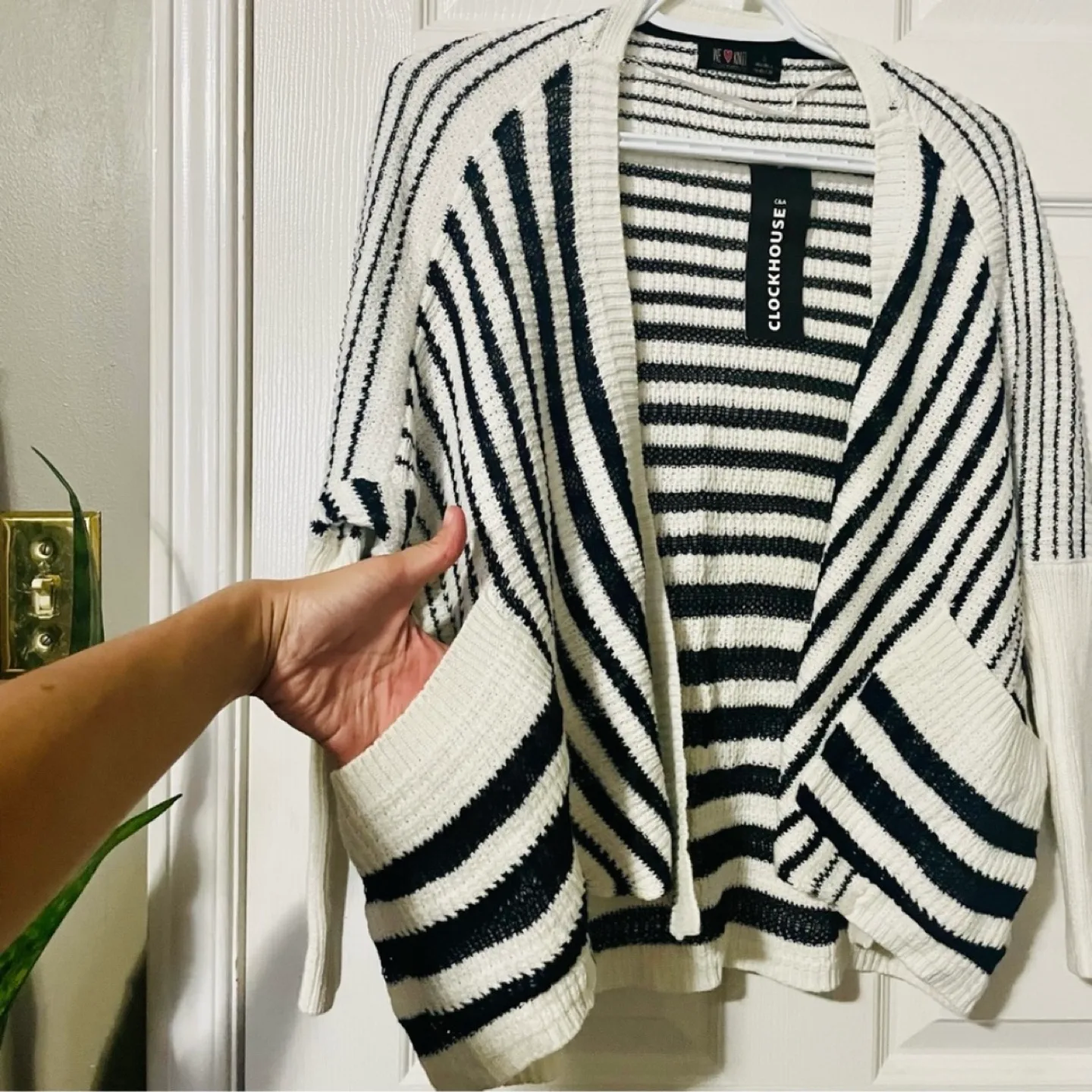 Brand New with Tags Clockhouse Open Front Knit Cardigan image indicator(6)