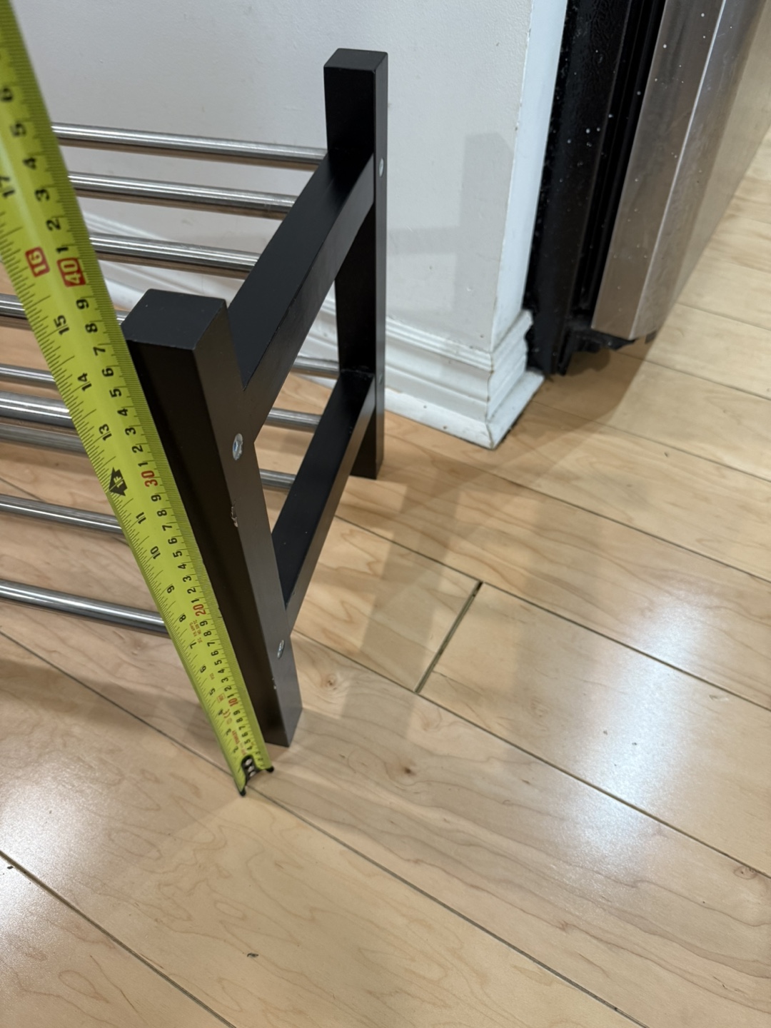 Wood and Metal Shoe Rack - photo 4