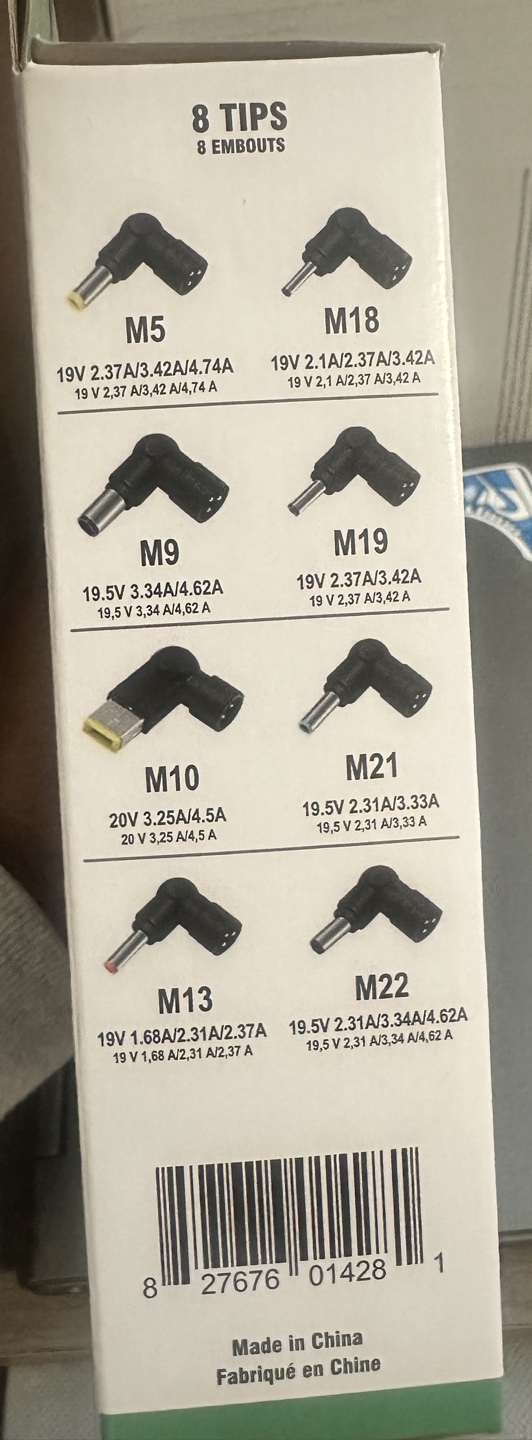 iCAN 45W Universal Laptop Adapter with Multiple Tips - photo 2
