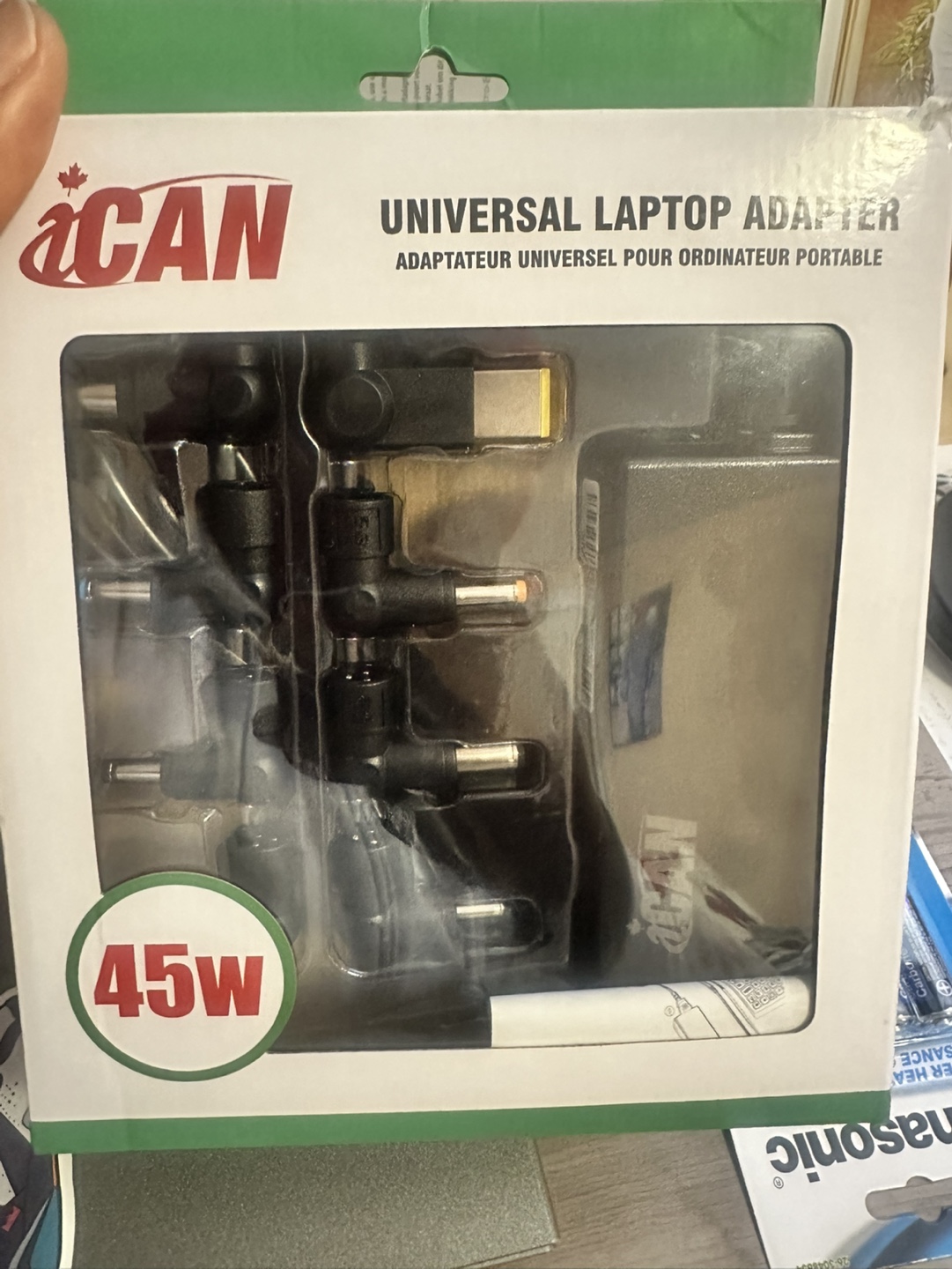 iCAN 45W Universal Laptop Adapter with Multiple Tips