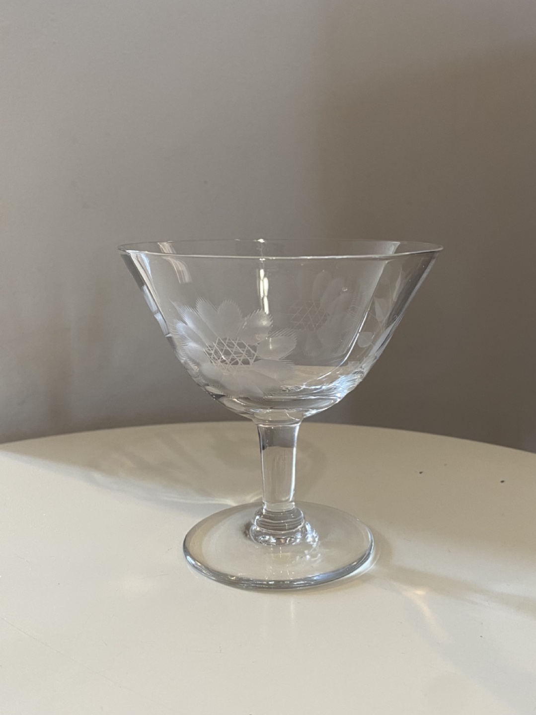 Set of 5 vintage cocktail coupes