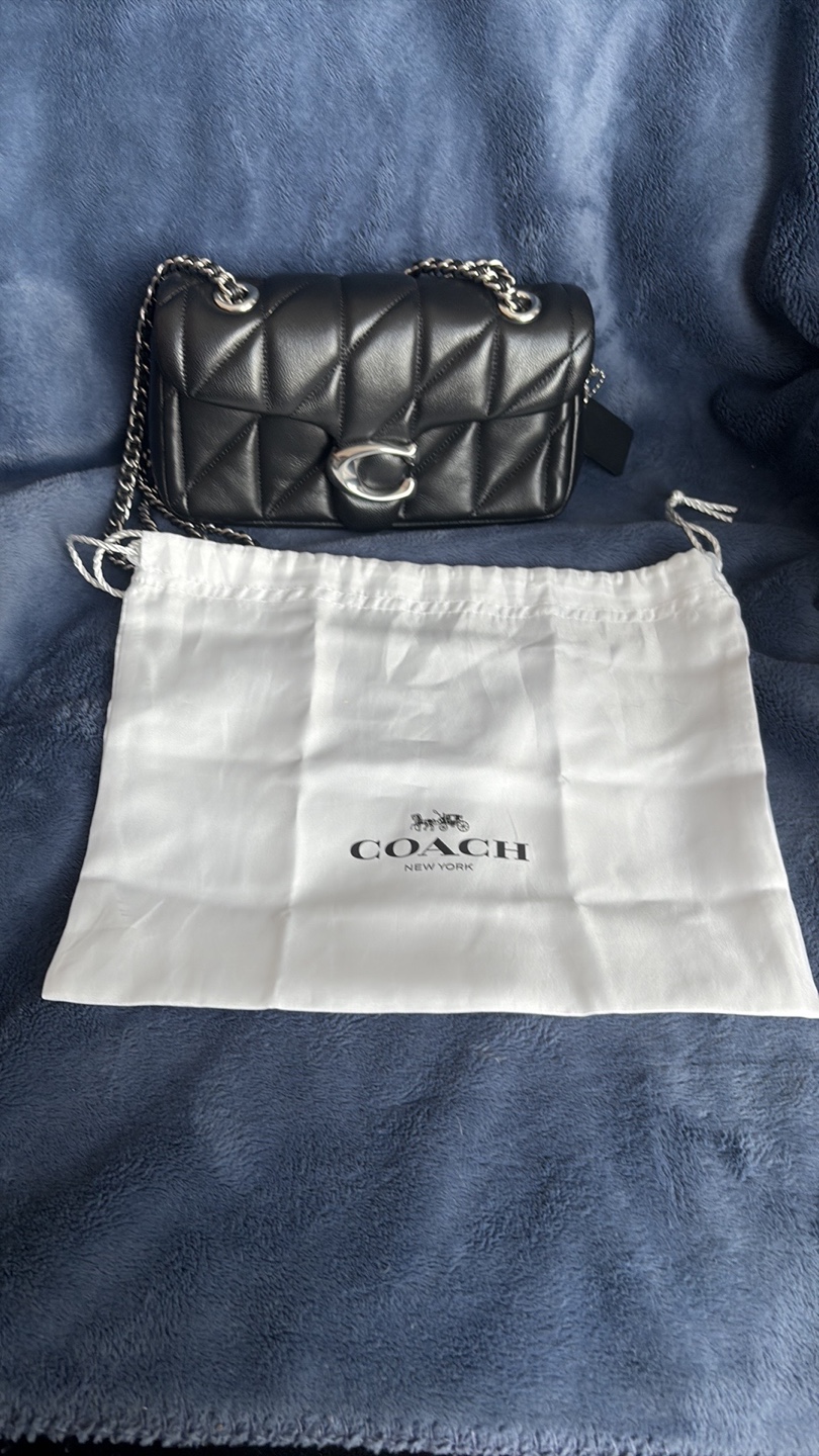 Coach Tabby 20 Quilted Chain Crossbody Bag