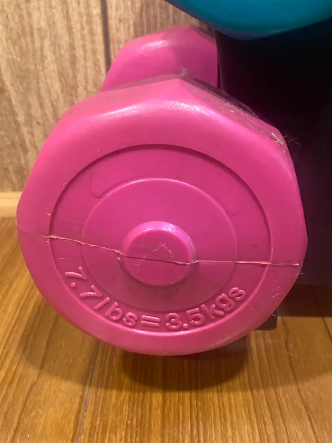 Dumbbell Set - 6 weights, 1.5kg, 2.5kg, 3.5kg, rack included image indicator(4)