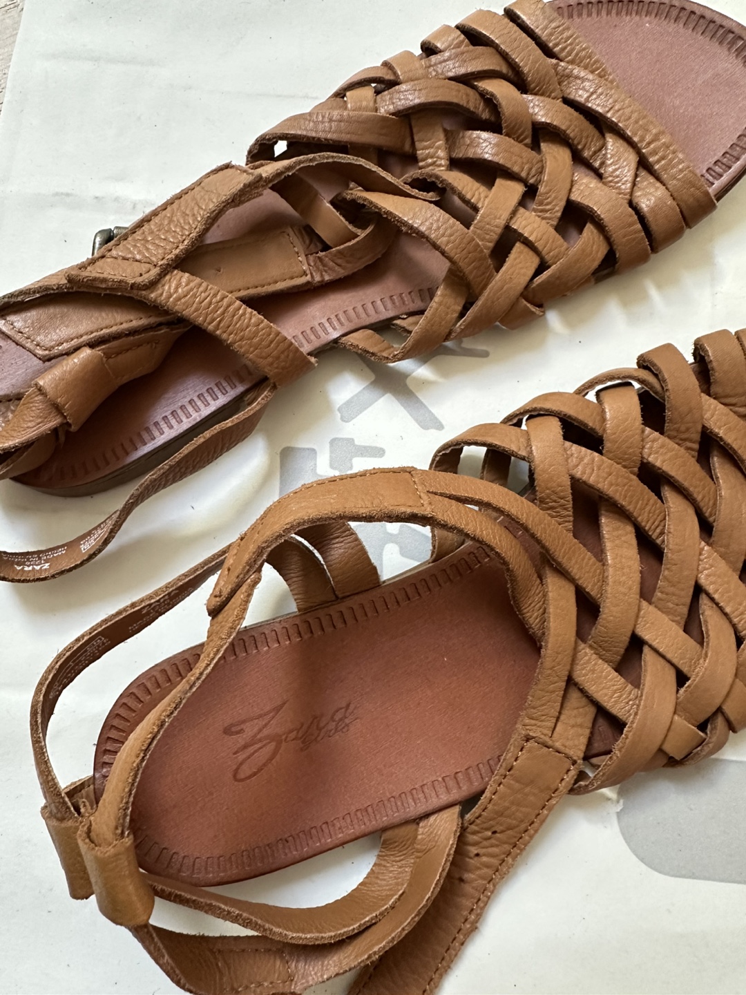 Zara Kids Girls Leather Sandals - photo 2
