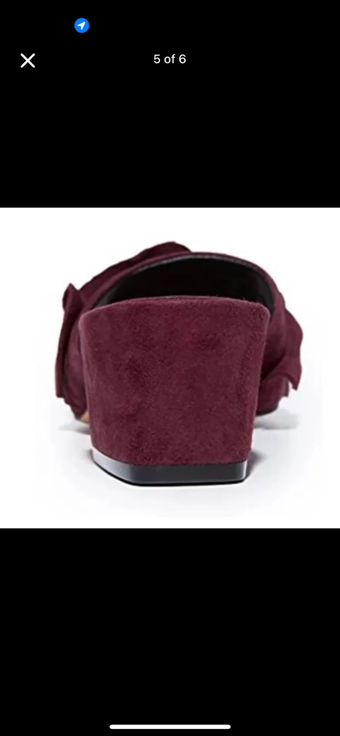 rebecca minkoff size 6 suede mules image indicator(5)