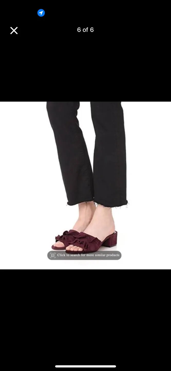 rebecca minkoff size 6 suede mules image indicator(6)