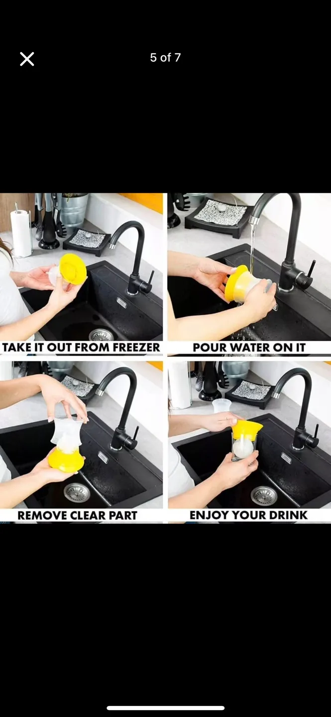 three jumbo reusable ice sphere molds image indicator(5)