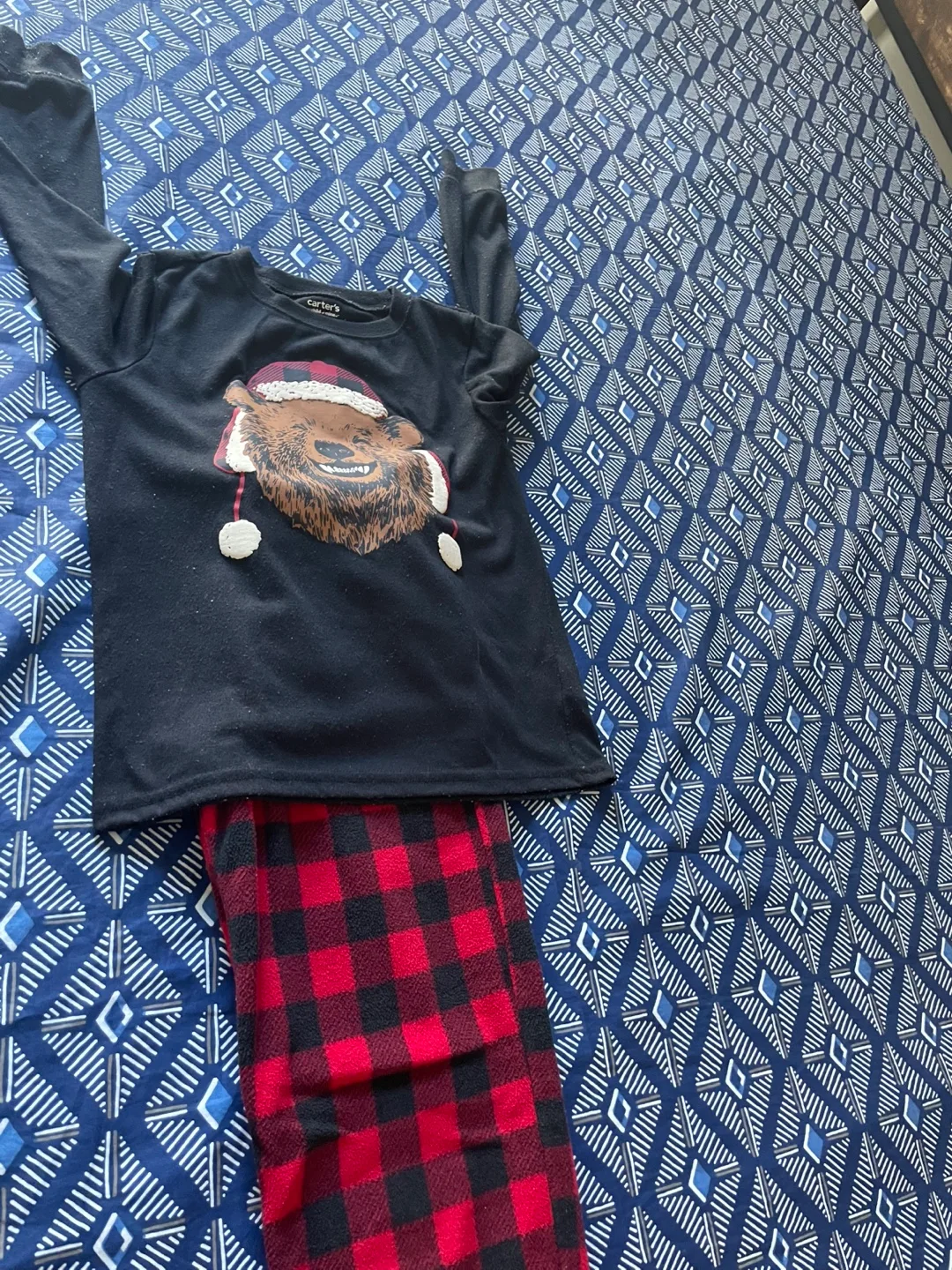 Carter's Boys' Size 8 Christmas Pajamas #thirfty pick image indicator(4)