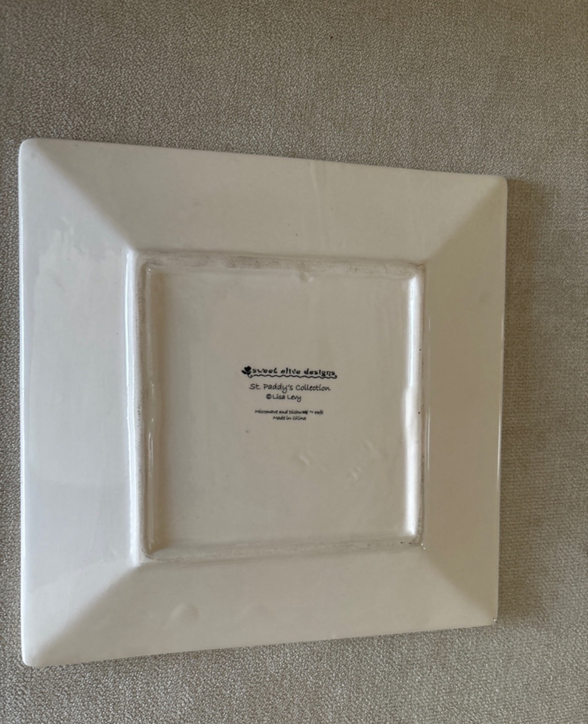 Sweet Olive Designs St. Paddy's Collection Square Plate - photo 2