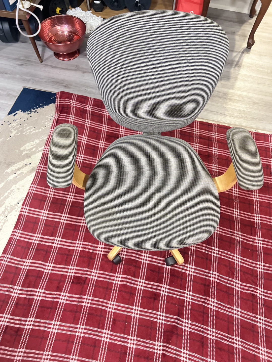 Office Chair with Wooden Arms - photo 2