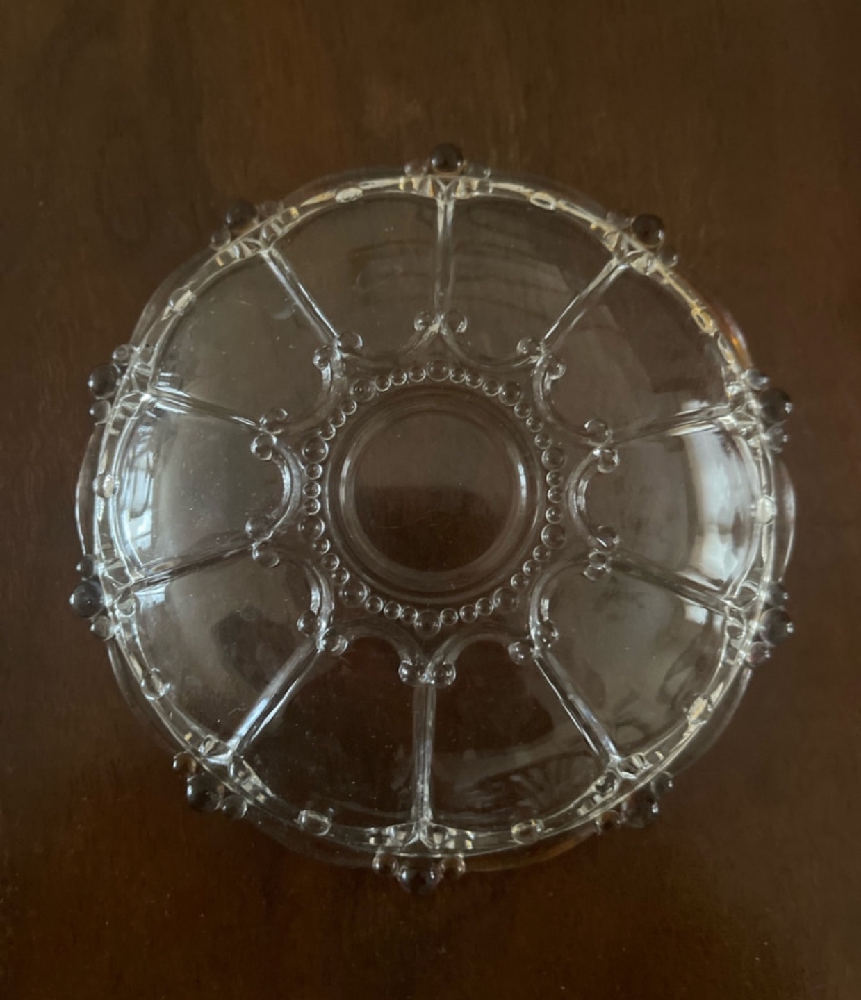 Vintage Glass Bowl and Plate Set - photo 5