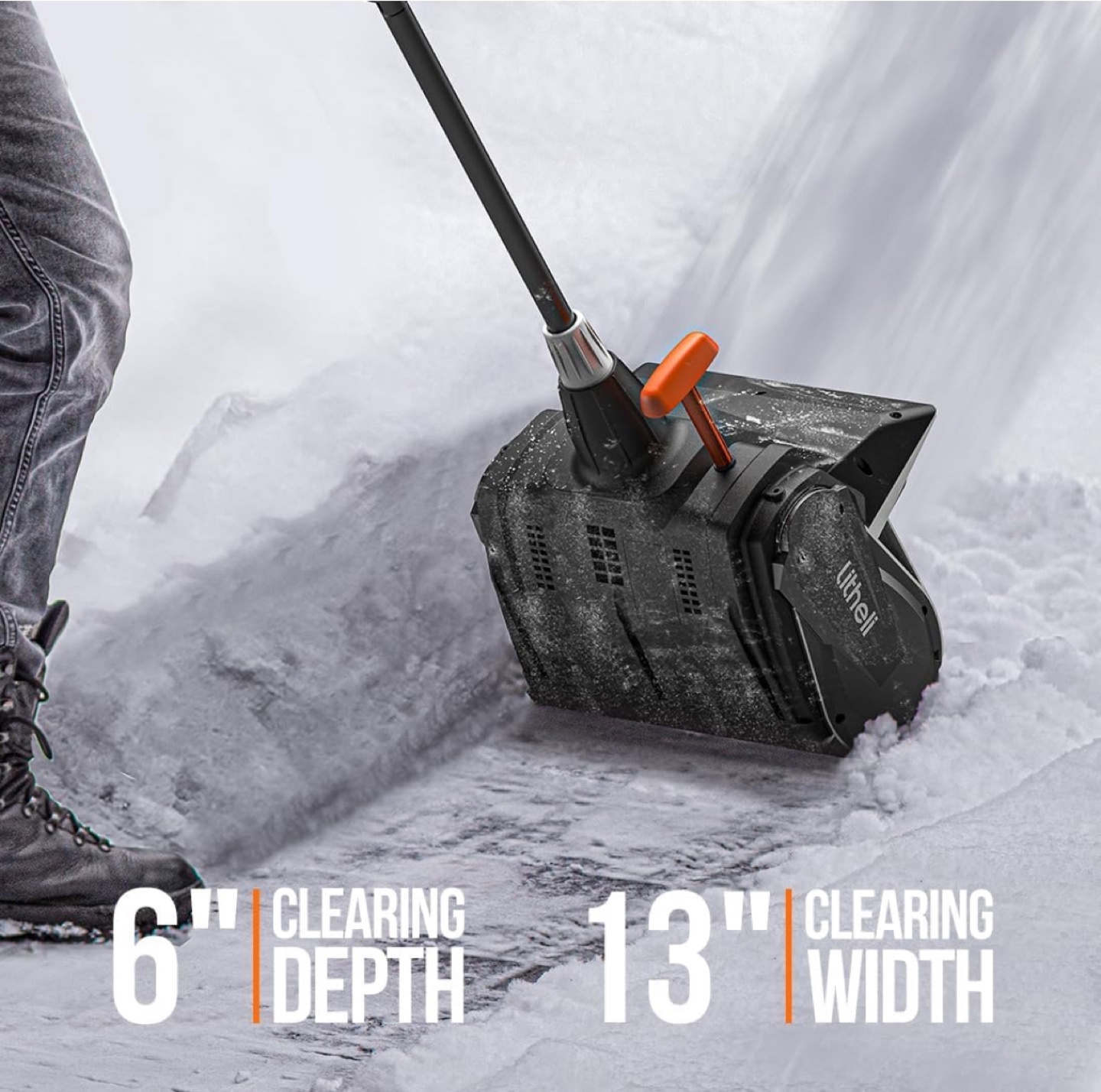 Lithion Electric Snow Shovel Efficient Snow Removal - photo 2