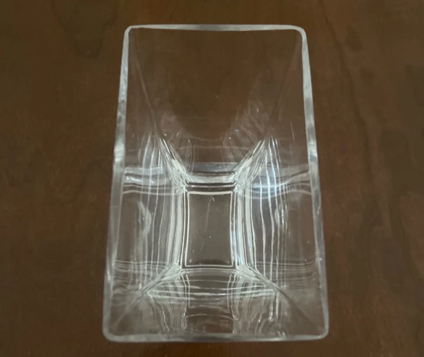 Clear Glass Square Vase image indicator(3)