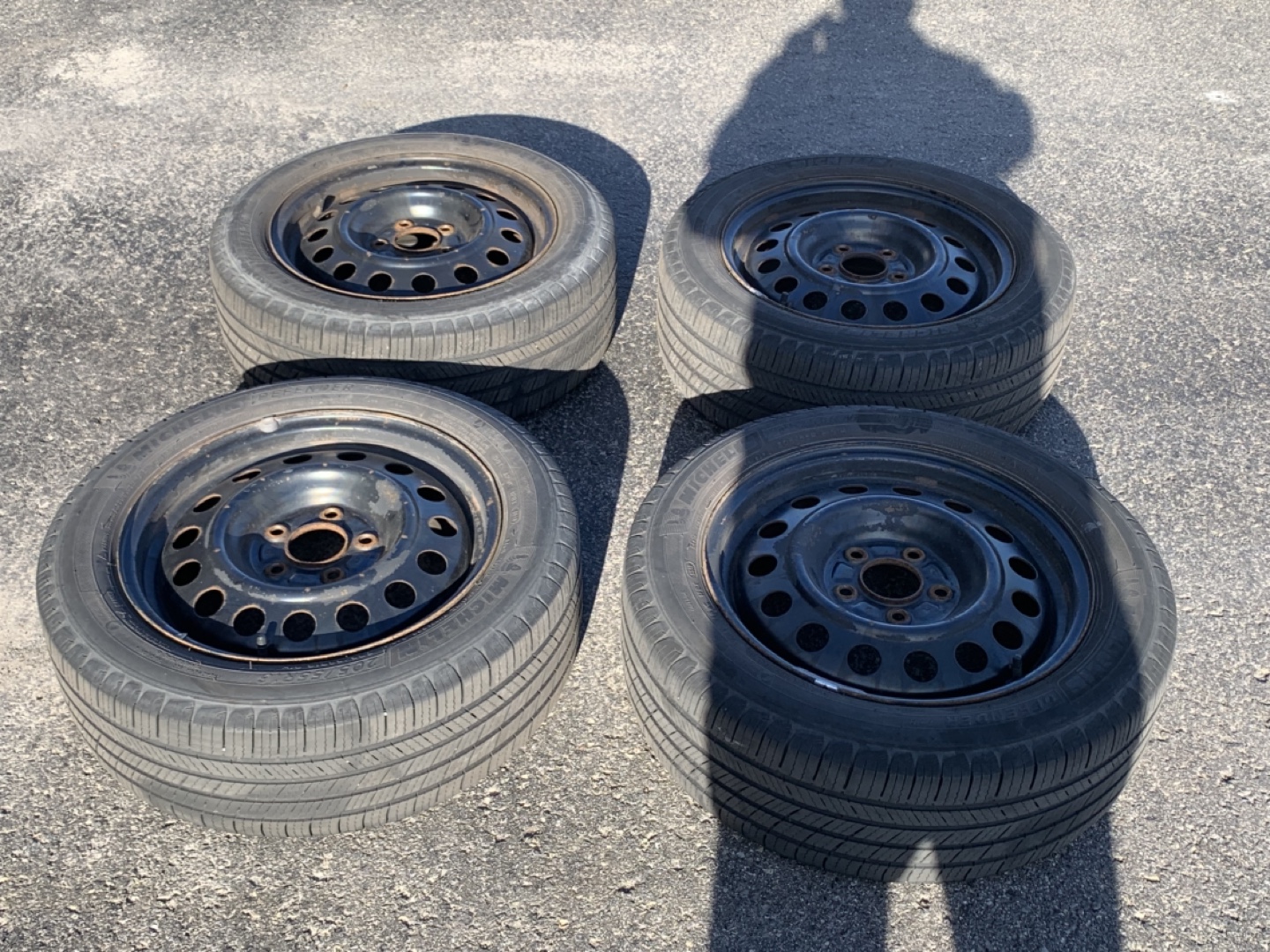 All-season Tires 205/55R16 on Steel Rims - photo 4