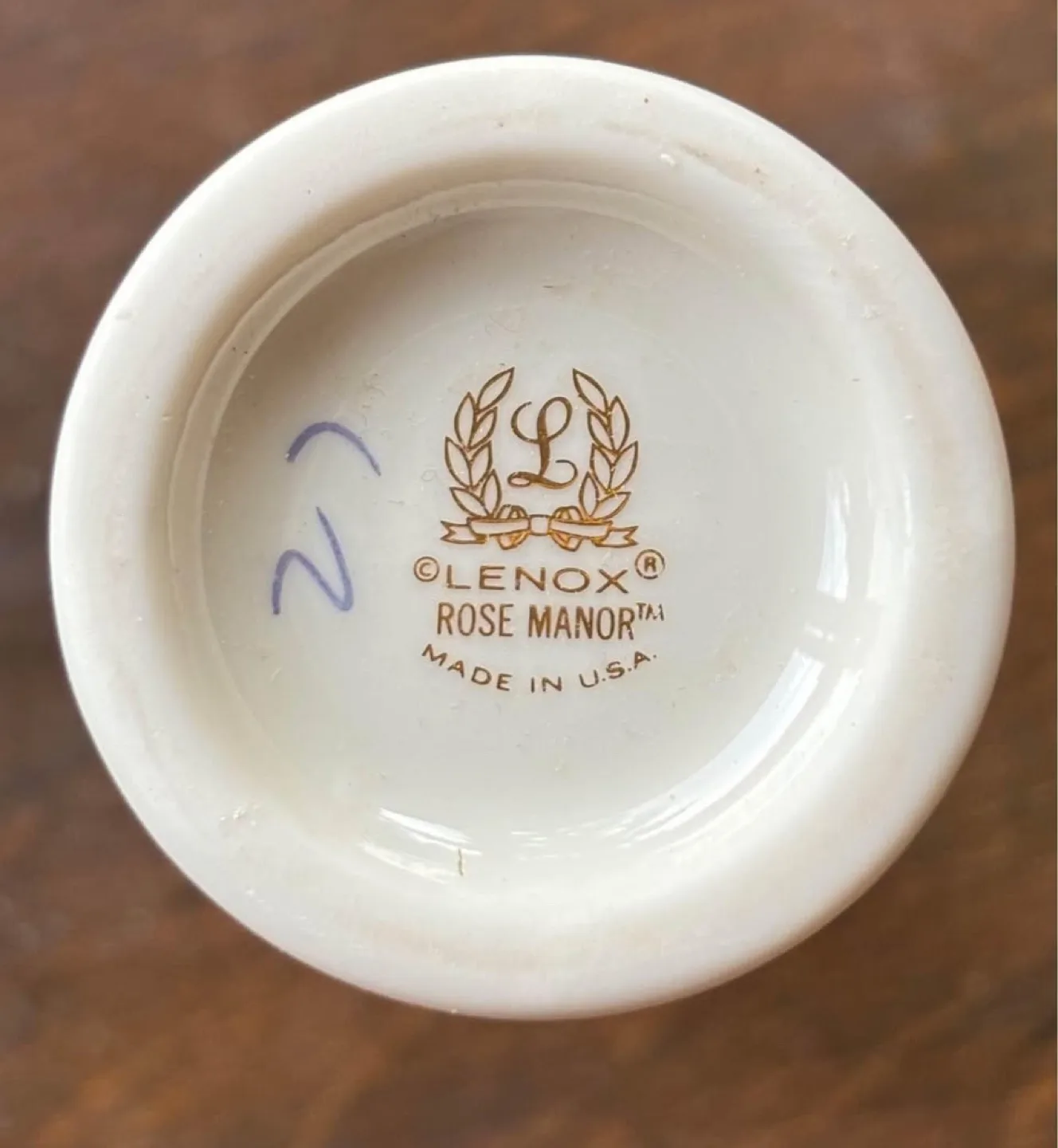 Vintage Lenox Rose Manor Bud Vase, Like New image indicator(5)