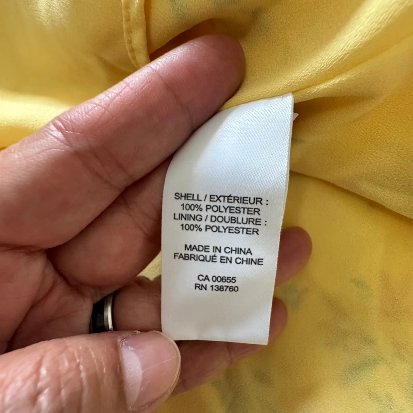 RW&CO. Yellow Floral Halter Top Size L image indicator(4)