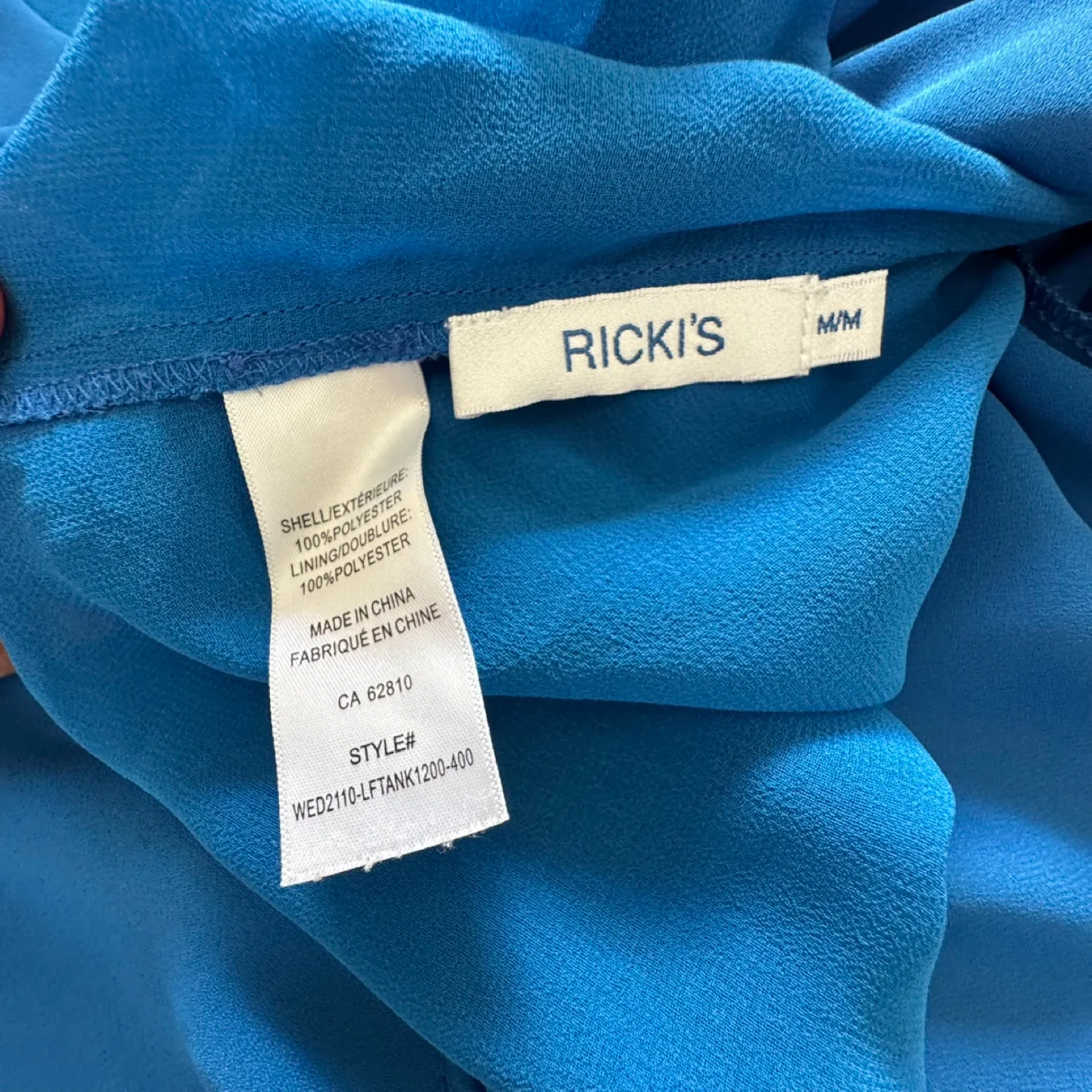Ricki's Royal Blue Cami Top Size M image indicator(3)