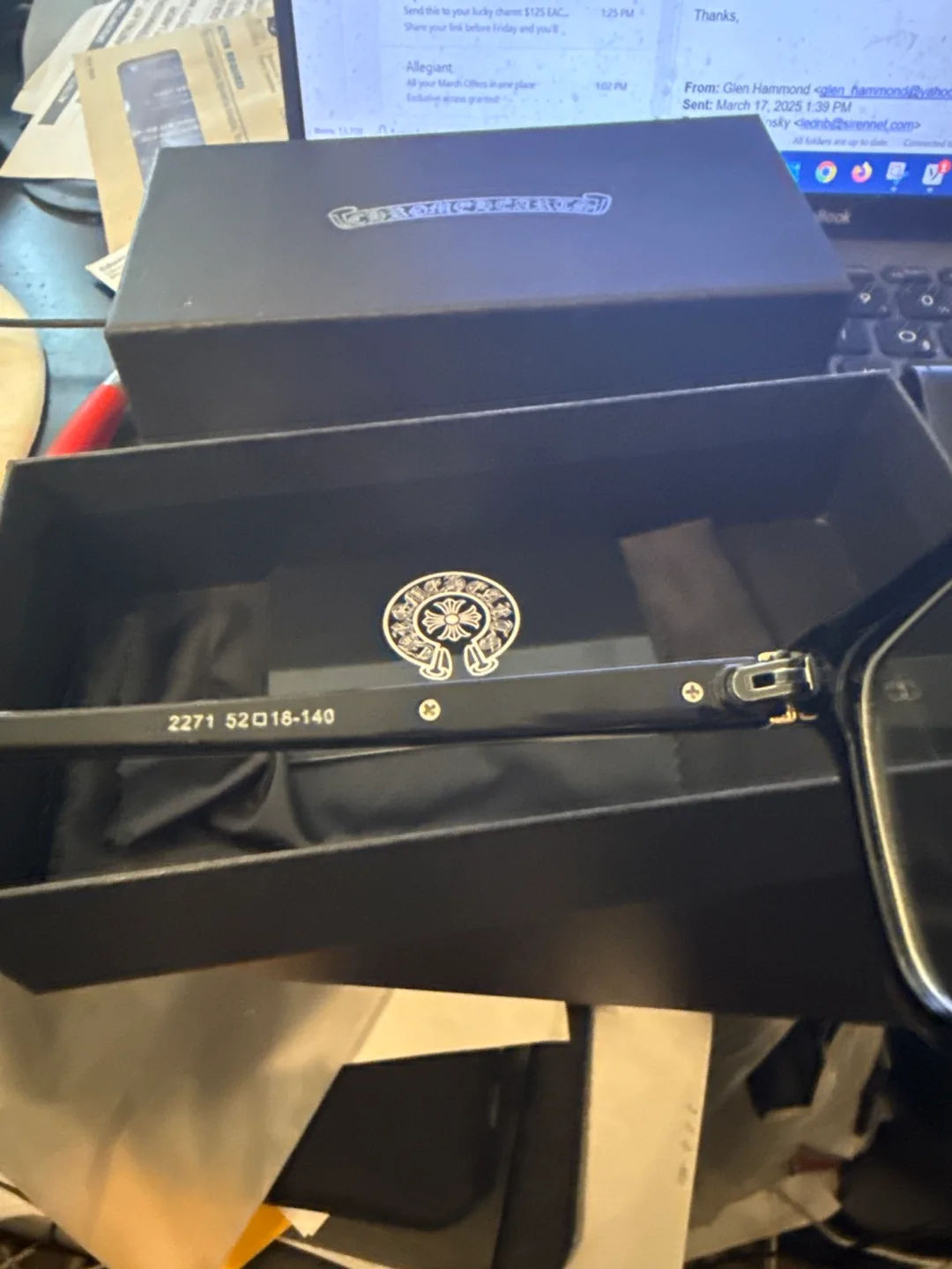 Chrome Hearts Eyeglasses - Black Frame image indicator(6)