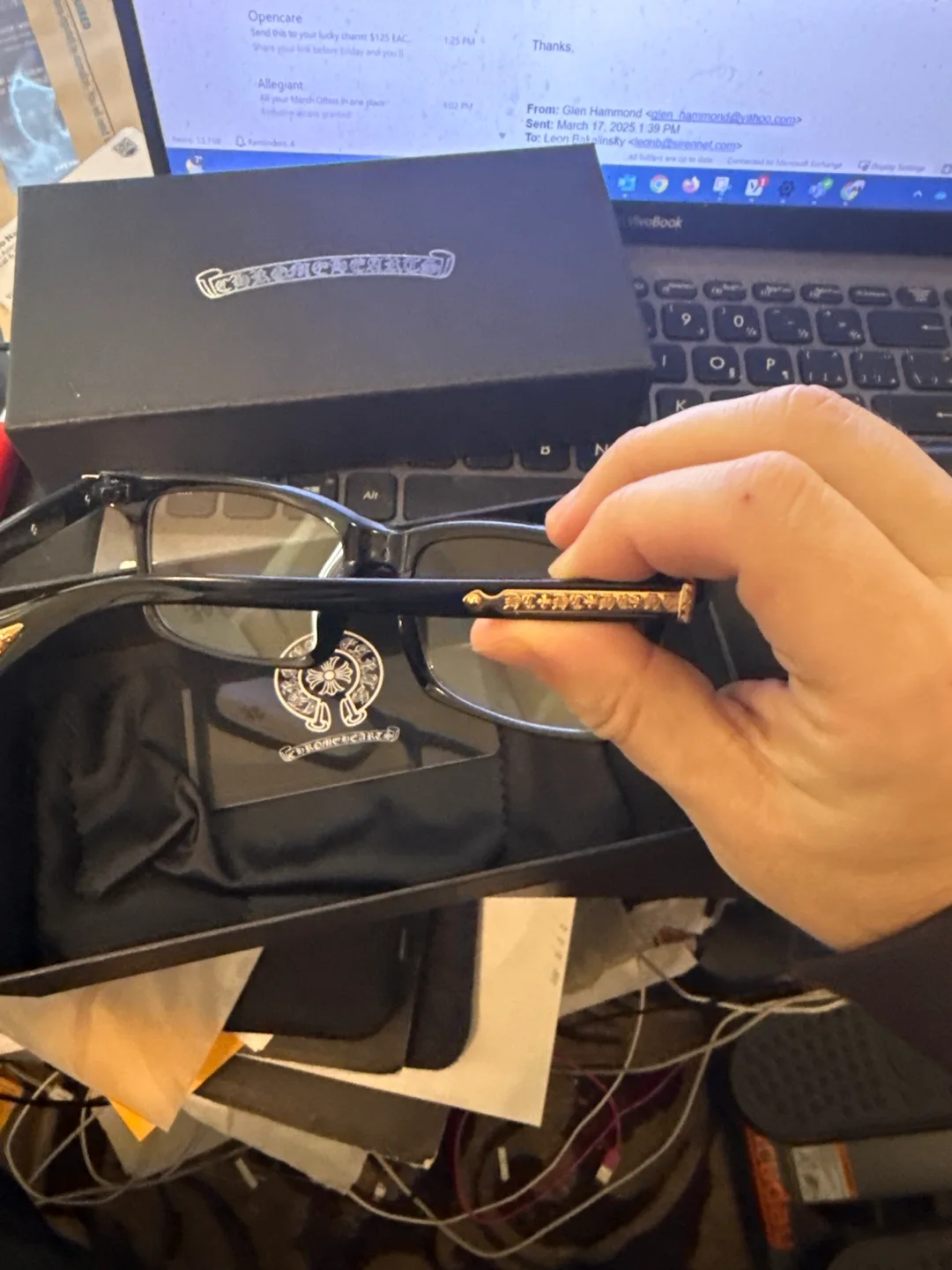 Chrome Hearts Eyeglasses - Black Frame image indicator(4)