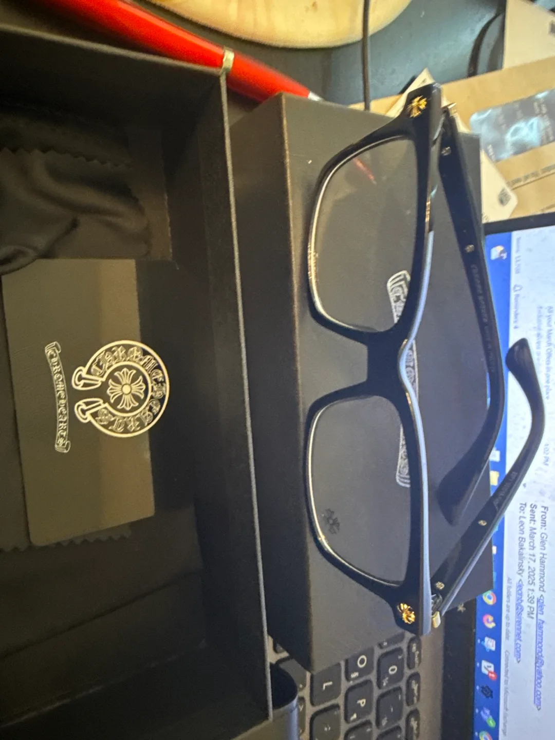 Chrome Hearts Eyeglasses - Black Frame image indicator(3)