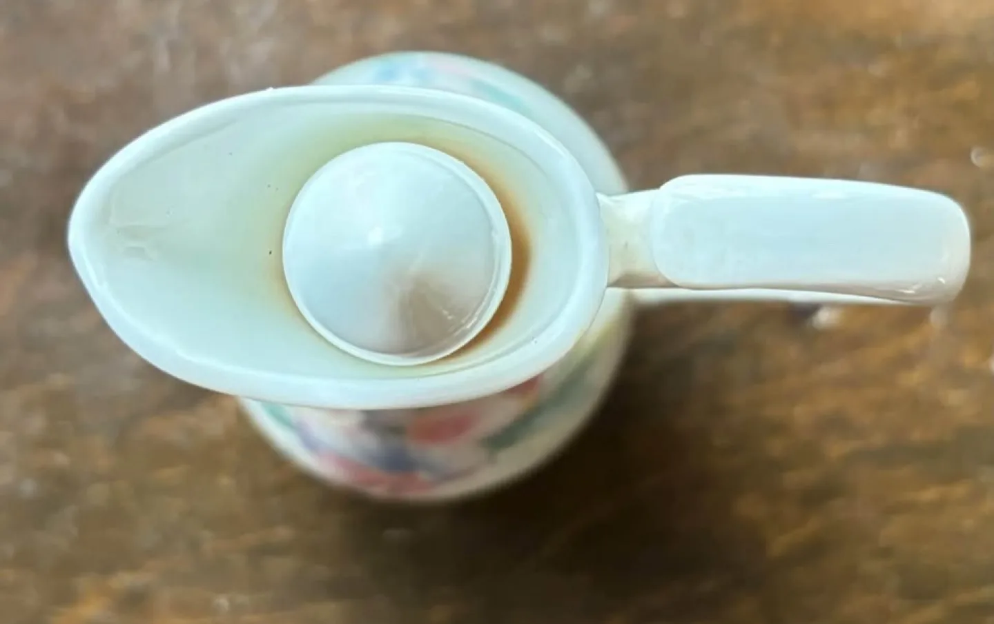 Vintage Floral Creamer/Pitcher with Lid image indicator(6)