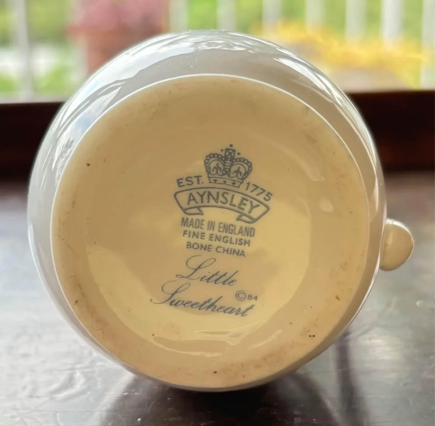 Vintage Floral Creamer/Pitcher with Lid image indicator(7)