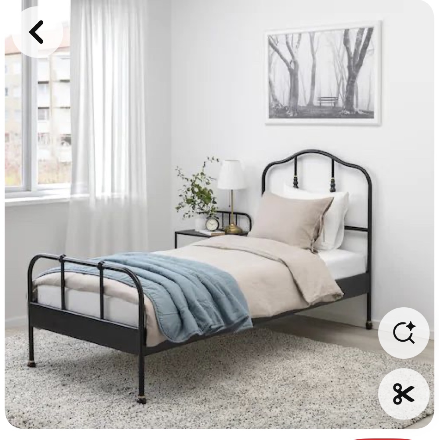 IKEA sagstua Single Bed Frame - Black - photo 3