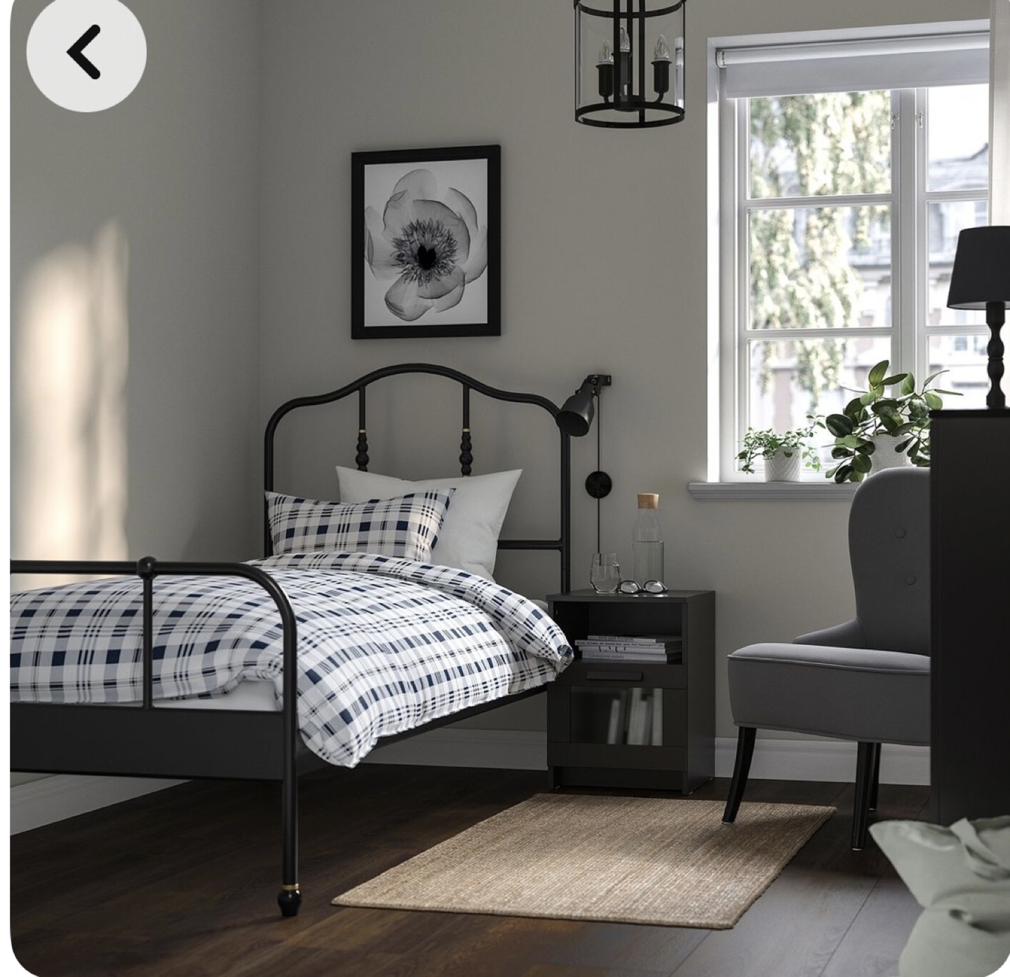 IKEA sagstua Single Bed Frame - Black - photo 4
